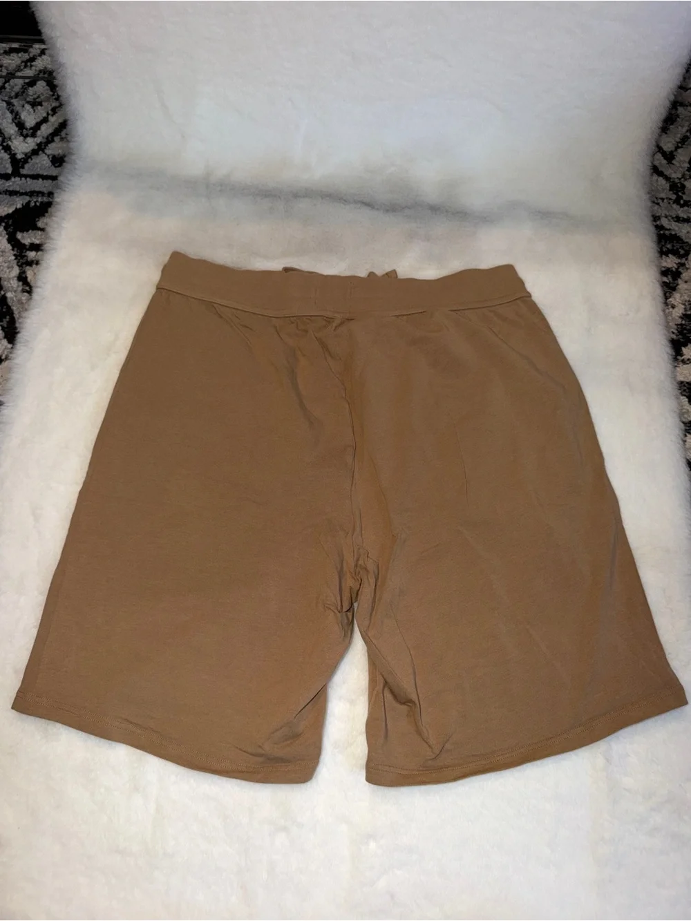 Hugo Boss Brown Logo Drawstring Athletic Shorts